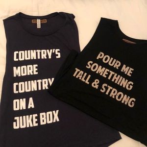 Country Music Festival Tanks